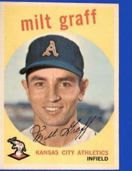 Milt Graff #182 Baseball Cards 1959 Topps