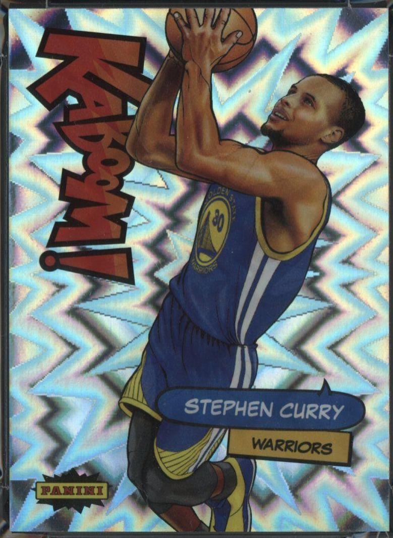 Stephen Curry #6 Basketball Cards 2015 Panini Excalibur Kaboom