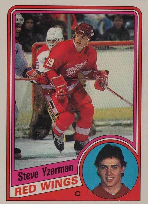 1984 O deals Pee Chee Steve Yzerman RC PSA 9(OC) with Extras