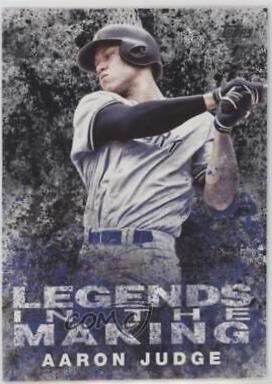 Aaron Judge [Black] #AJ Baseball Cards 2018 Topps Legends in the Making