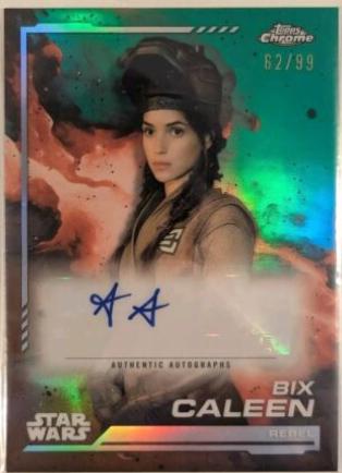 Adria Arjona as Bix Caleen #AU-AA Star Wars 2024 Topps Chrome Autograph