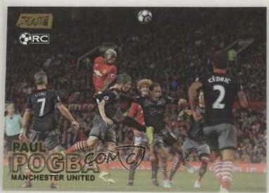 Paul Pogba [Gold Foil] #20 Soccer Cards 2016 Stadium Club Premier League