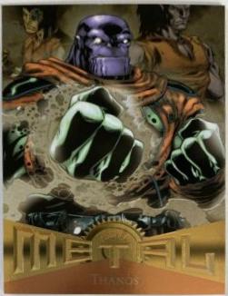 Thanos #39 Marvel 2013 Fleer Retro Metal