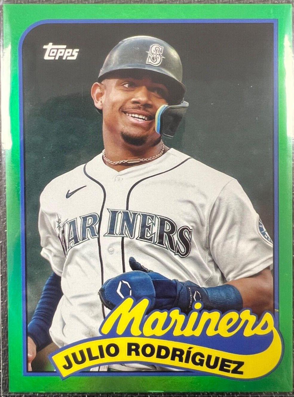 Julio Rodriguez, Ken Griffey Jr. [Green] #89DH-13 Prices | 2023 Topps ...