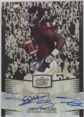 Jeff Fuller [Autograph Prismatic Silver] #JF1 Football Cards 2012 Leaf Metal Draft