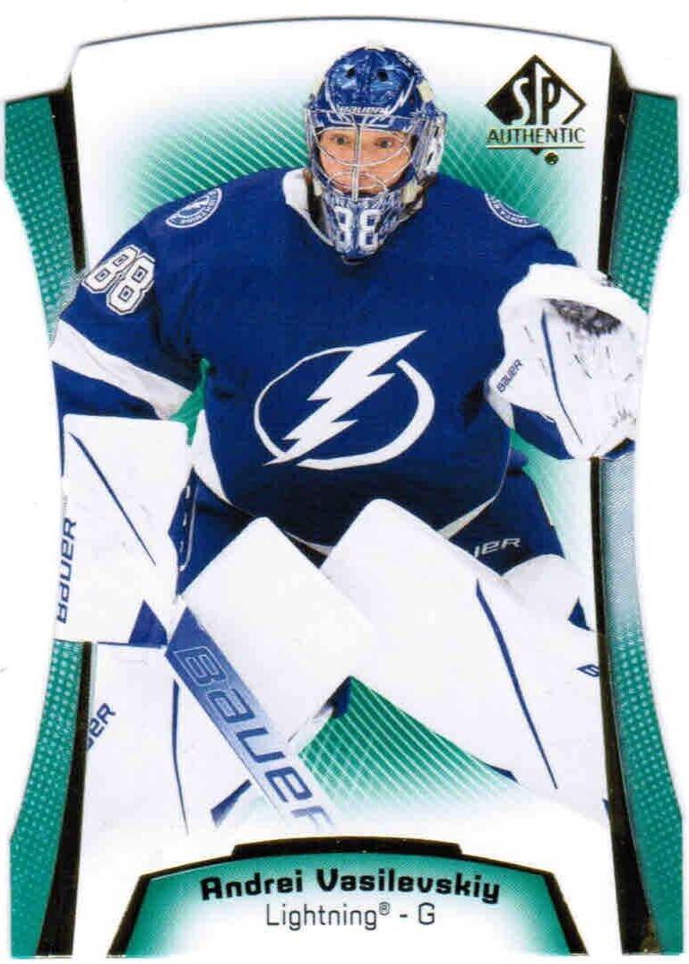 Andrei Vasilevskiy [Green] #DC-4 Hockey Cards 2021 SP Authentic Die Cuts