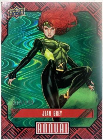 Jean Grey [Green] #37 Marvel 2023 Upper Deck Annual