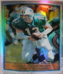 Dan Marino [Refractor] #40 Football Cards 1999 Topps Chrome