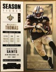 Michael Thomas #9 Football Cards 2017 Panini Contenders Prices