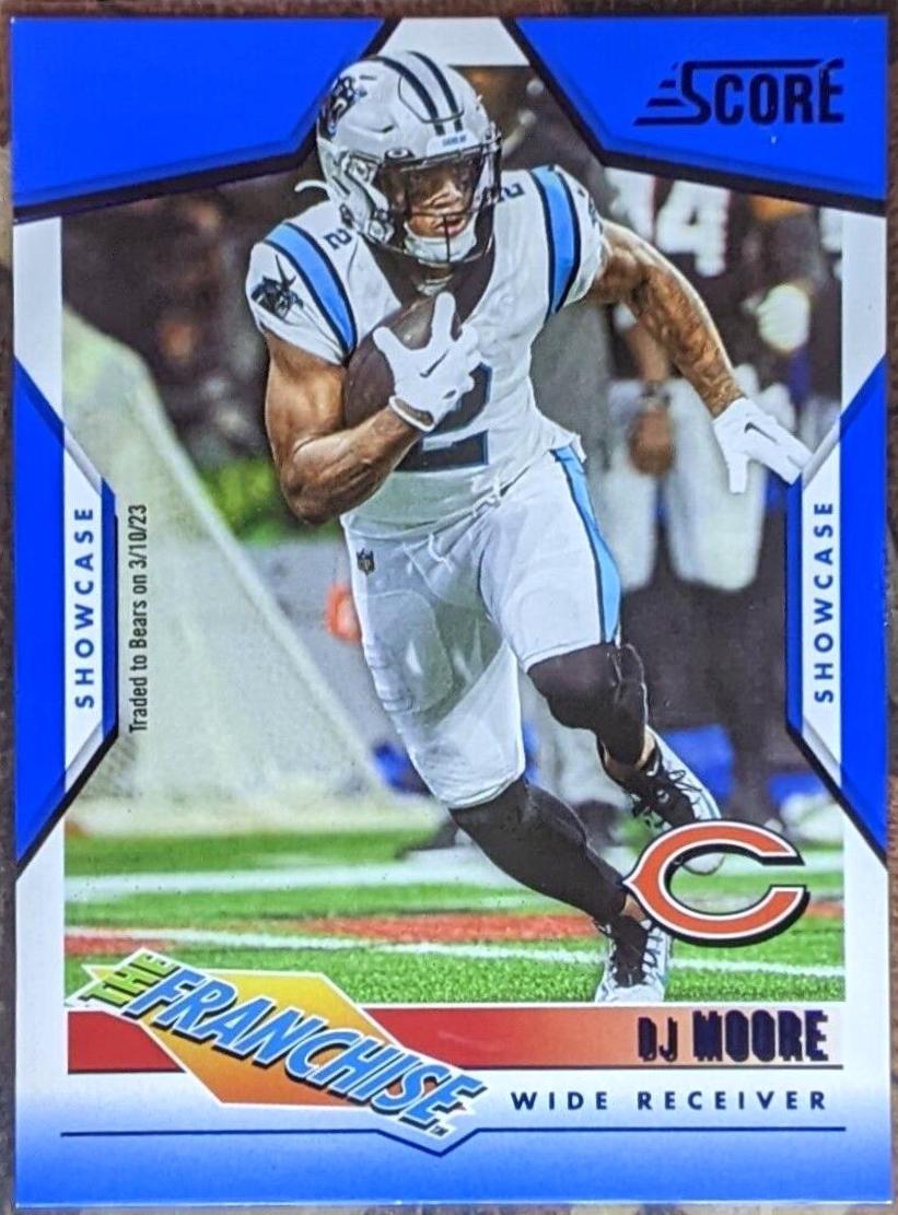 DJ Moore [Showcase] #5 Football Cards 2023 Panini Score The Franchise