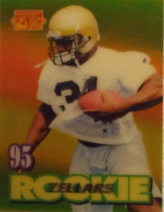 Ray Zellars #139 Prices [Rookie] | 1995 Sportflix | Football Cards