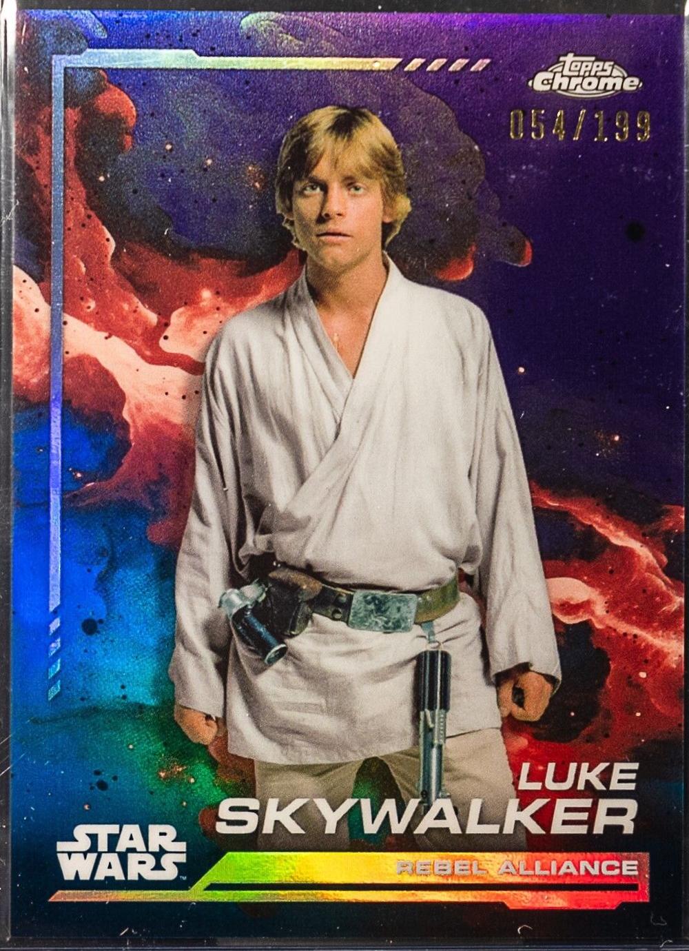 Luke Skywalker [Aqua Refractor] #104 Star Wars 2024 Topps Chrome