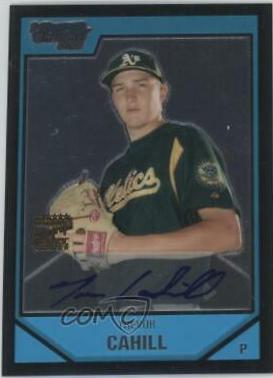 Trevor Cahill [Autograph] #BC234 Baseball Cards 2007 Bowman Chrome Prospects