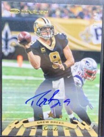 Drew Brees [Autograph] Football Cards 2018 Donruss 1998 Tribute