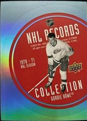 Gordie Howe [Platinum] #RB-16 Hockey Cards 2021 Upper Deck Record Collections Prices