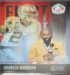 Charles Woodson [Red Zone] #FB-CW Football Cards 2022 Panini Score First Ballot Prices