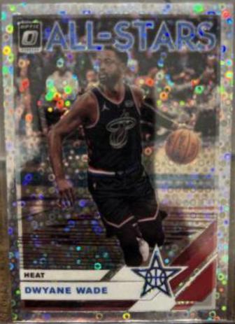 Dwyane Wade [Holo Fast Break] #20 Basketball Cards 2019 Panini Donruss Optic All-Stars