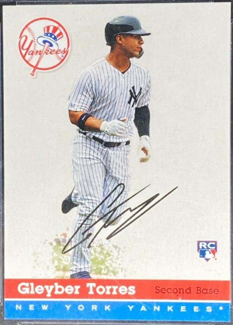 Gleyber Torres #93 Baseball Cards 2018 Topps Throwback Thursday