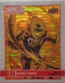 Ghost Rider [Gold Linearity] #29 Marvel 2021 Upper Deck Annual