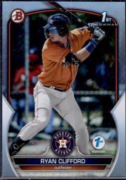 Ryan Clifford #BPPF-10 Baseball Cards 2023 Bowman 1st Edition