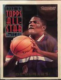 Joe Dumars #115 Basketball Cards 1993 Topps Gold