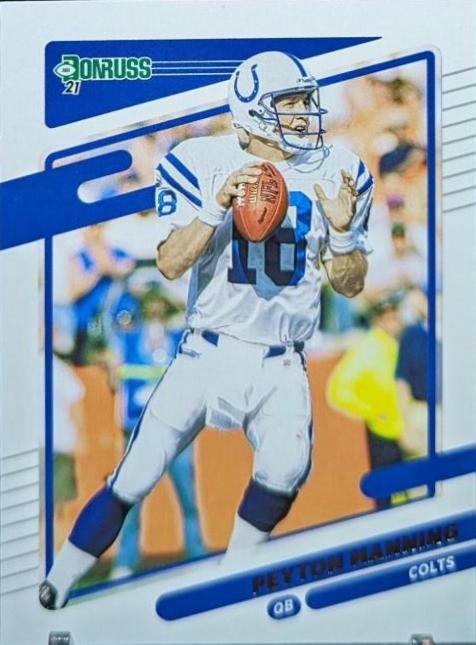 2021 Panini NFL Donruss Peyton Manning shops Inducted