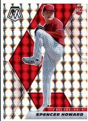 Spencer Howard #RV-7 Baseball Cards 2021 Panini Mosaic Rookie Variations