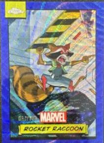 Rocket Raccoon [Blue Wave] #33 Prices | Marvel 2024 Topps Chrome ...
