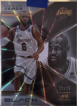 LeBron James [Copper] #31 Basketball Cards 2022 Panini Black