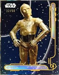 C-3PO [Gold Refractor] #RA-6 Star Wars 2024 Topps Chrome Galactic Civil War Prices