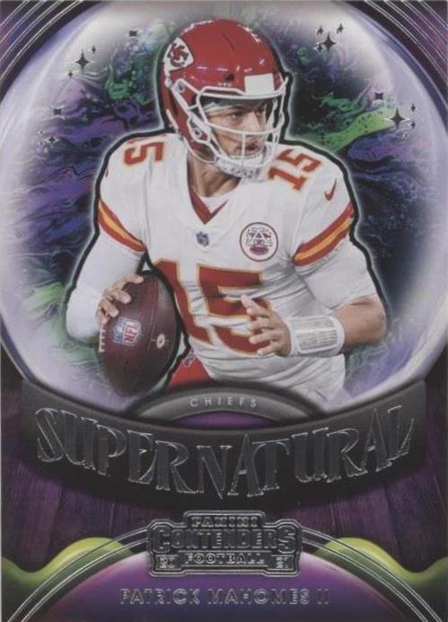 Patrick Mahomes II #SN-PMA Football Cards 2021 Panini Contenders Supernatural