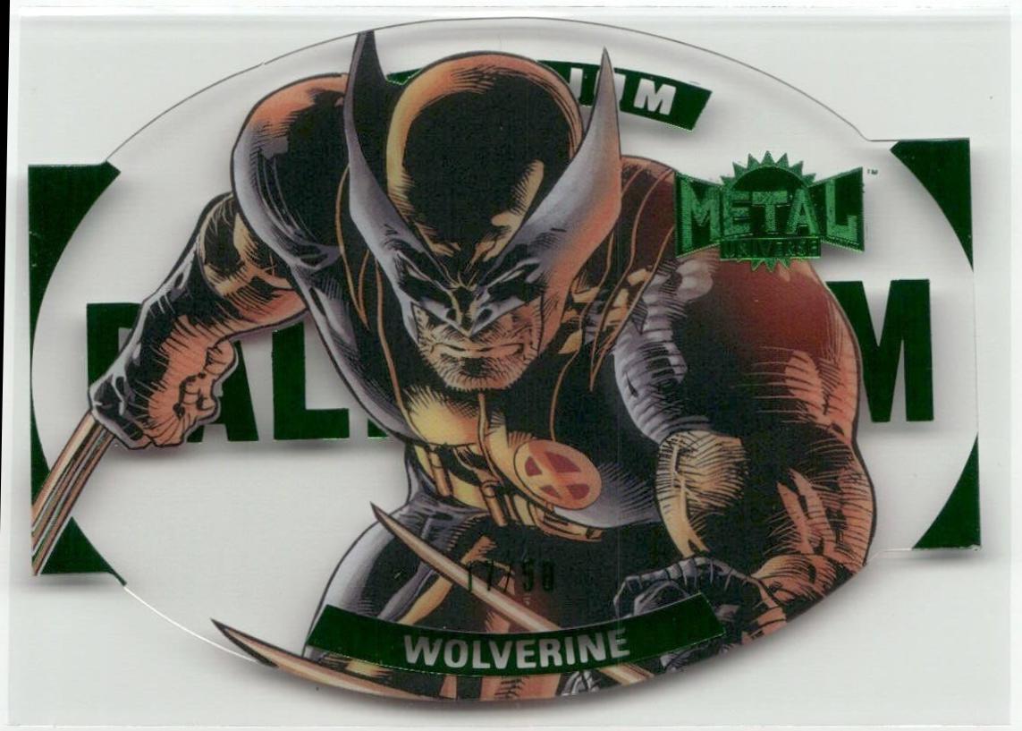 Wolverine [Emerald] #P-48 2024 SkyBox Metal Universe Avengers Palladium