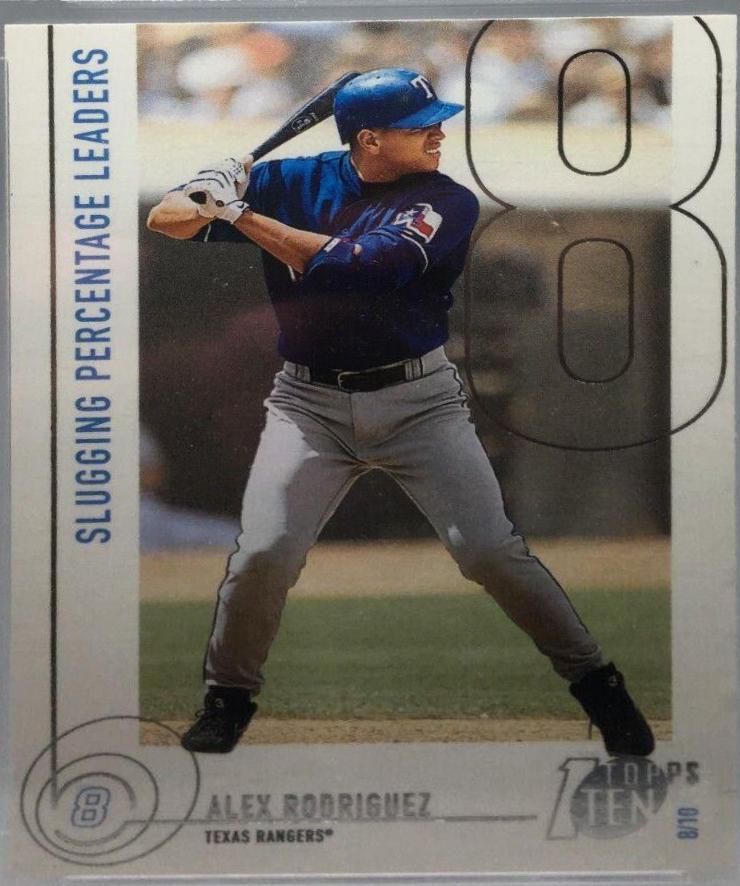 Alex Rodriguez #69 Baseball Cards 2002 Topps Ten