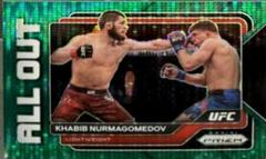 Khabib Nurmagomedov [Green Pulsar] #27 Ufc Cards 2023 Panini Prizm UFC All Out Prices