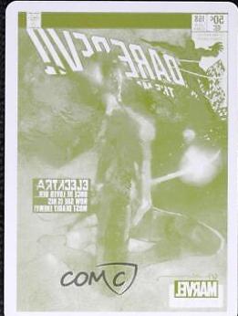 Elektra [Printing Plate] #VI32 Marvel 2023 Upper Deck Platinum Cover Variant