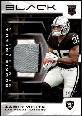 Zamir White [Copper] #RIM-ZWH Football Cards 2022 Panini Black Rookie Influx Memorabilia