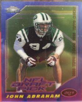 John Abraham [Refractor] #240 Football Cards 2000 Topps Chrome