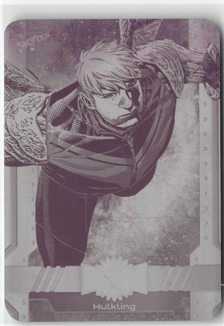 Hulkling [Printing Plate] #199 2024 SkyBox Metal Universe Avengers