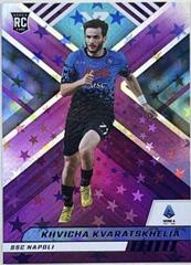 Khvicha Kvaratskhelia [Purple Astro] #118 Soccer Cards 2022 Panini Chronicles Serie A Prices