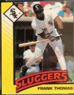 Frank Thomas [Sluggers] Baseball Cards 1993 Kenner Starting Lineup