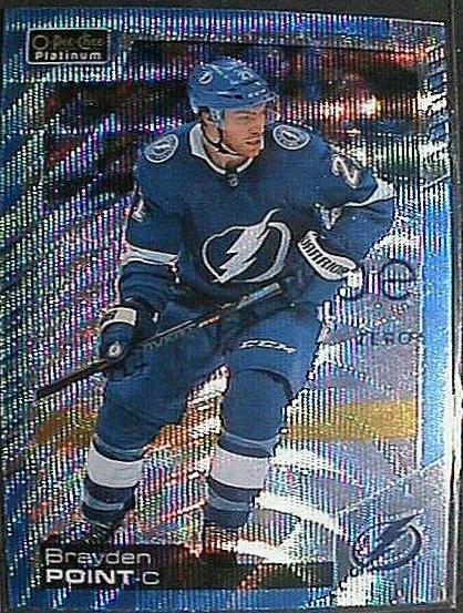 Brayden Point [Blue Surge] #102 Hockey Cards 2020 O Pee Chee Platinum