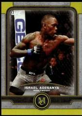 Israel Adesanya [Gold] #28 Ufc Cards 2019 Topps UFC Museum Collection Prices