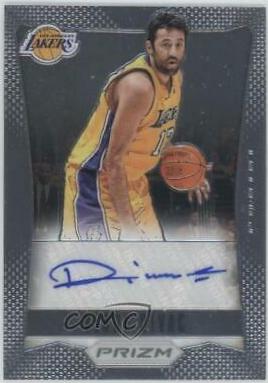 Vlade Divac #43 Basketball Cards 2012 Panini Prizm Autographs