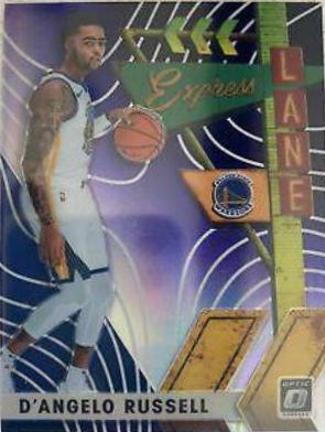 D'Angelo Russell [Purple] #21 Basketball Cards 2019 Panini Donruss Optic Express Lane