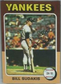 Bill Sudakis #291 Baseball Cards 1975 Topps