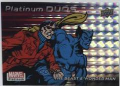 Beast / Wonder Man #PD25 Marvel 2023 Upper Deck Platinum Duos Prices