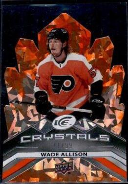 Wade Allison [Orange] #IC-47 Hockey Cards 2021 Upper Deck Ice Crystals