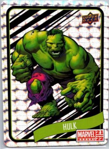 Hulk #B6 Marvel 2021 Upper Deck Annual Backscatters