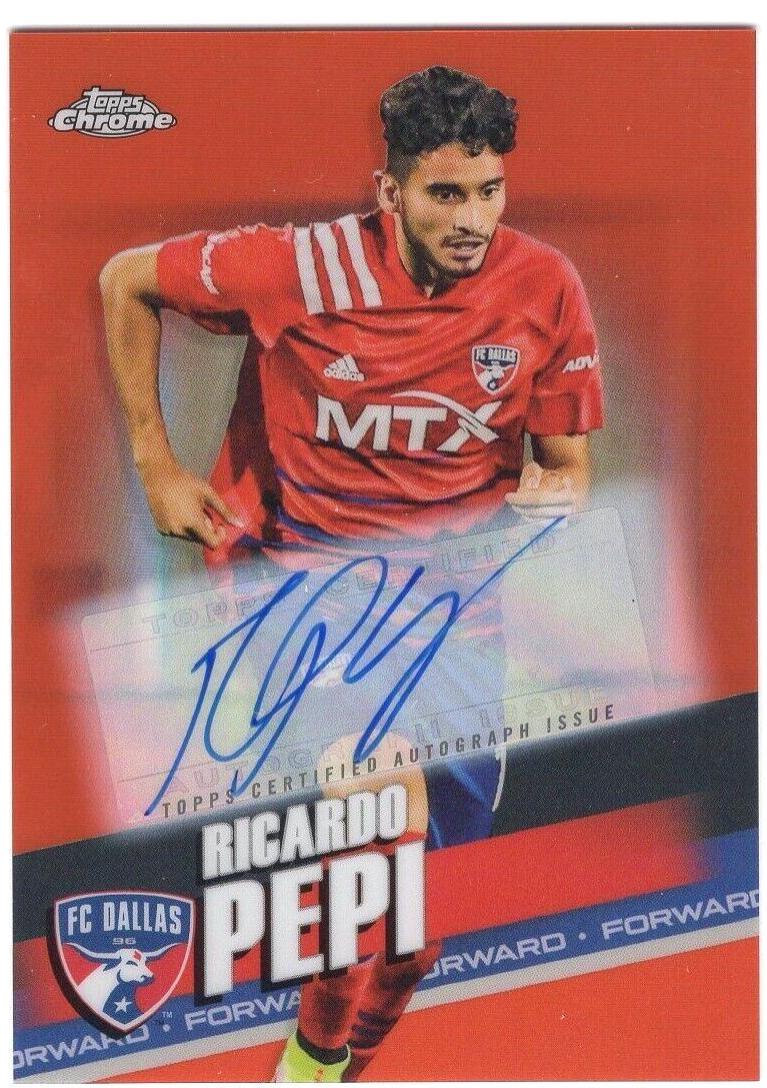 Ricardo Pepi ROOKIE AUTO store Topps Chrome