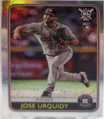 Jose Urquidy [Rainbow Foil] #8 Baseball Cards 2020 Topps Big League